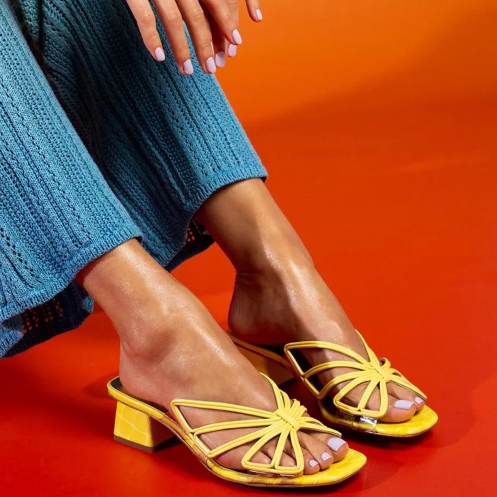 NWT Sophia Webster Women's Havanna Low Heel Mule Sandals size 7